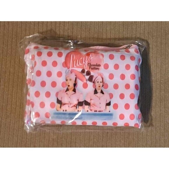 New I Love Lucy Chocolate Factory Reusable Shopping Bag Tote 15x15 Ethel Heart - Picture 2 of 3